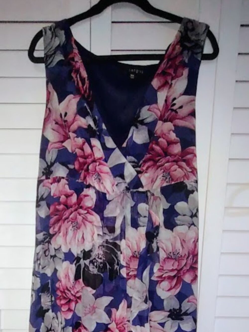 Sangria faux wrap, Ruffle, floral Dress -size 18W